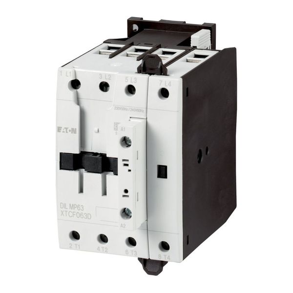 Contactor, 4 pole, 63 A, RDC 24: 24 - 27 V DC, DC operation image 4