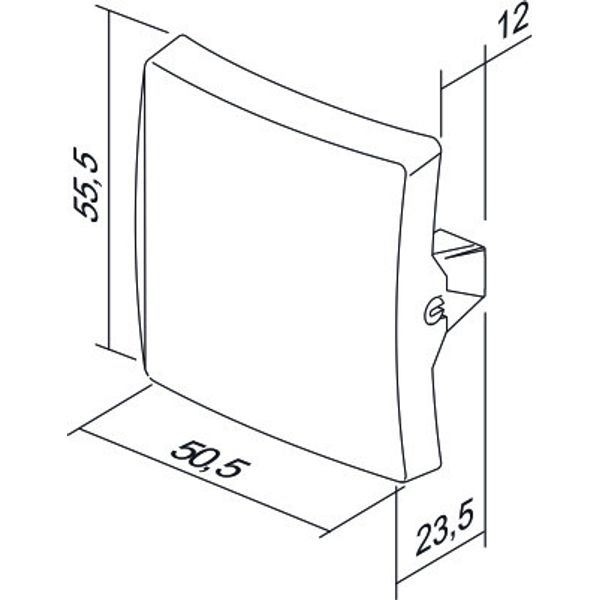 SWITCH 2WAY 10AX 250V~ CB XO 3515992 image 1