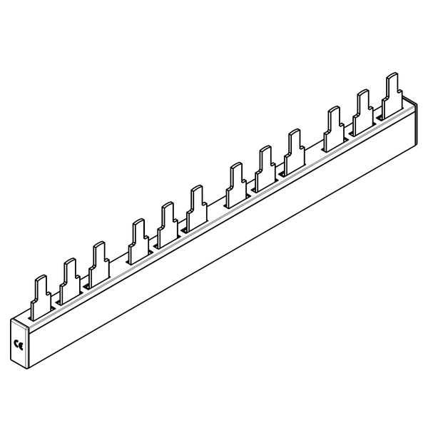 ARROW II-busbar 4xC00 for 3-pole fuse switch image 1