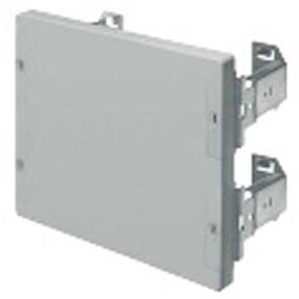 BLANK COVER PANEL - FAST AND EASY - 2 MODULE HIGH - FOR BOARDS B=800MM - GREY RAL 7035 image 2