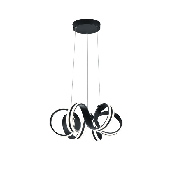 Carrera LED pendant matt black image 1