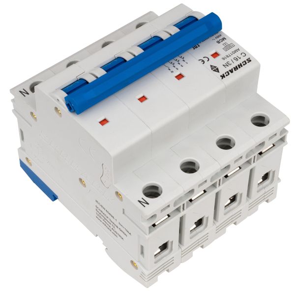 Miniature Circuit Breaker (MCB) AMPARO 10kA, C 16A, 3+N image 7