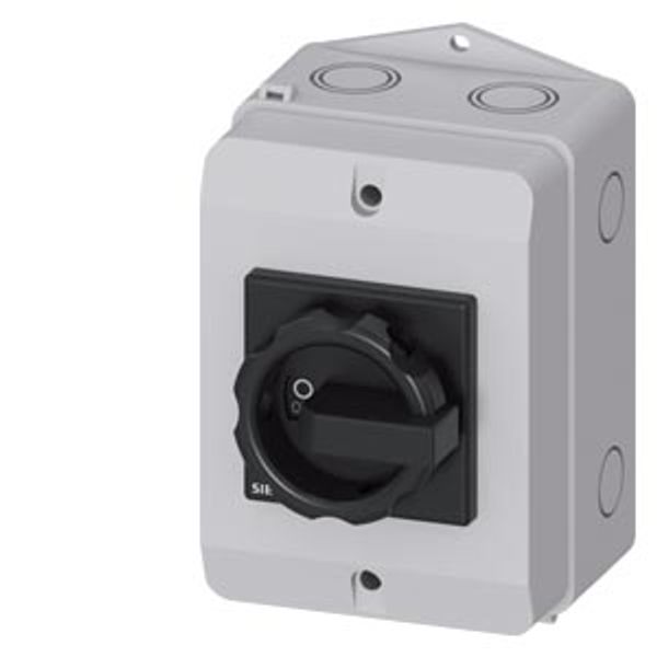 SENTRON, Switch disconnector 3LD, main switch, 3-pole, Iu: 25 A, Operating 3LD2164-1GP51-0US2 image 1