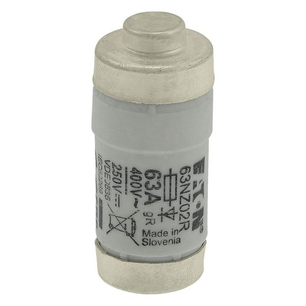 Fuse-link, LV, 63 A, AC 400 V, D02, aR, IEC, ultra rapid image 10