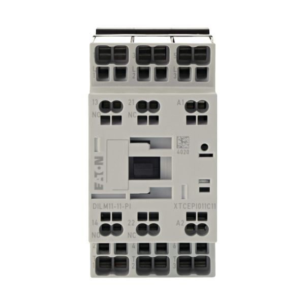 Contactor, 3 pole, 380 V 400 V 5 kW, 1 N/O, 1 NC, 220 V 50/60 Hz, AC operation, Push in terminals image 27