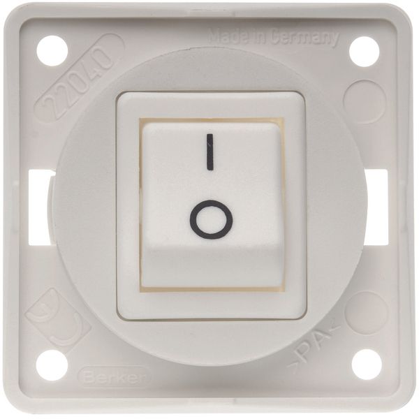 On/off switch 2pole USA/CANADA imprint "0" and "I", Integro - mod ins, image 1