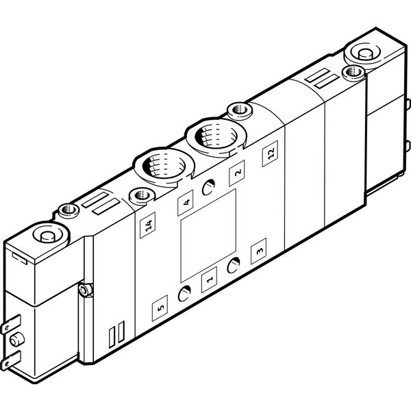 CPE14-M1BH-5/3BS-1/8 Air solenoid valve image 1