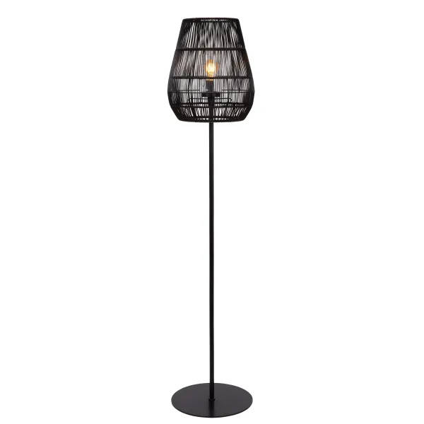 NERIDA Floor lamp Outd.-Black-Ø35-1xE27-40W-IP44 image 1