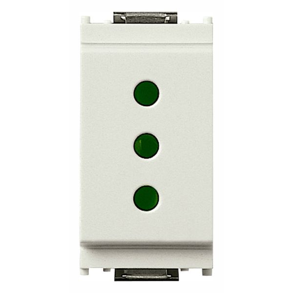 2P+E 10A P11 outlet white image 1