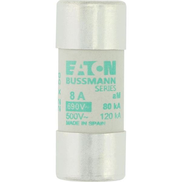 Fuse-link, LV, 8 A, AC 690 V, 22 x 58 mm, aM, IEC image 8