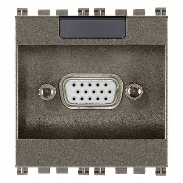 VGA 15P socket connector Metal image 1