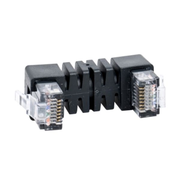 Motor Management, TeSys T, motor controller, conector cable for LTMR modules, two RJ45 connectors, 0.04 meter image 3