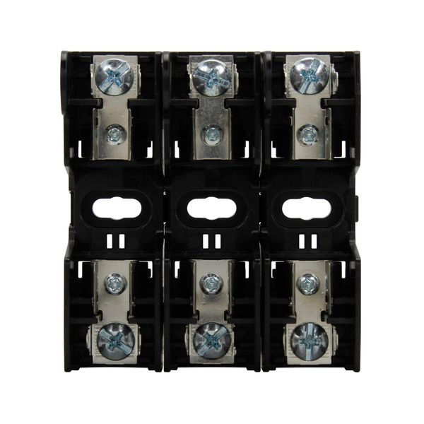 Eaton Bussmann series HM modular fuse block, 250V, 0-30A, QR, Three-pole image 1