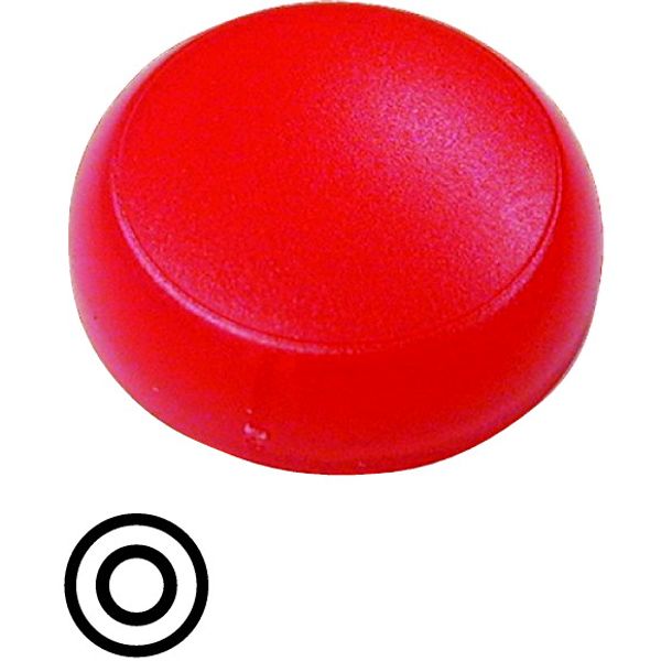 Lens, indicator light, red, flush image 1