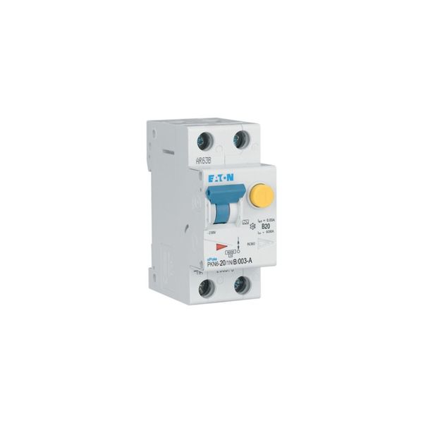 RCD/MCB combination, 20 A, 30 mA, MCB trip characteristic: B, 1p+N, RCD trip characteristic: A image 15