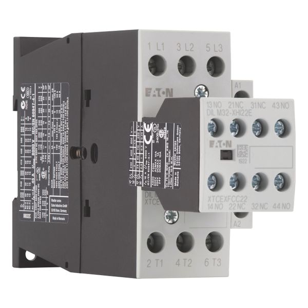 Contactor, 380 V 400 V 15 kW, 2 N/O, 2 NC, 230 V 50 Hz, 240 V 60 Hz, AC operation, Screw terminals image 8