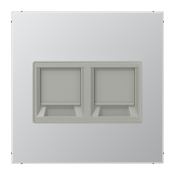 Centre plate for MJ f. 2 sockets AL1969-2AT image 1