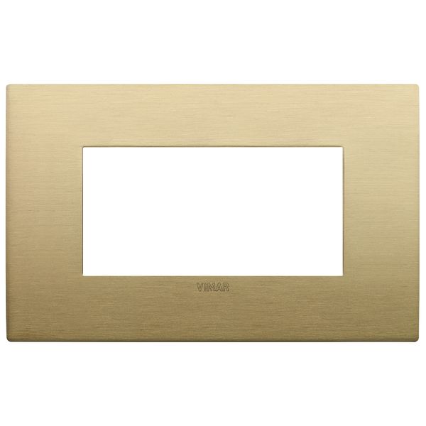 Classic plate 4M metal brushed brass image 1