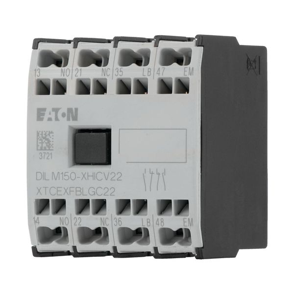Auxiliary contact module, 4 pole, Ith= 16 A, 1 N/O, 1 N/OE, 1 NC, 1 NCL, Front fixing, Spring-loaded terminals, DILMC40 - DILMC150 image 8