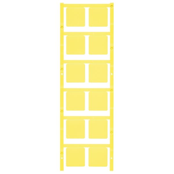 Device marking, 27 mm, Polyamide 66, yellow image 1