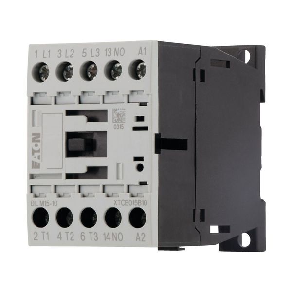 Contactor, 3 pole, 380 V 400 V 7.5 kW, 1 N/O, 24 V DC, DC operation, Screw terminals image 9