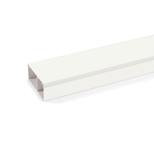 LE 60110 TW rws  Channel LE, for cable storage, 2000x110x60, pure white Polyvinyl chloride image 1