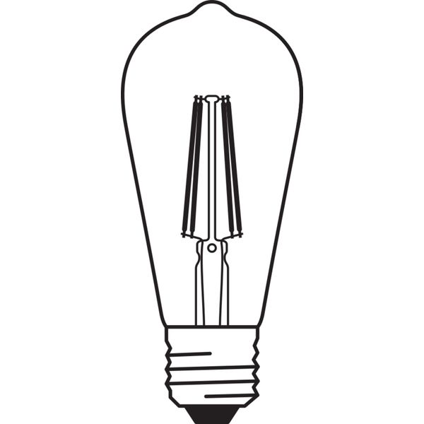 SMART+ WiFi Filament Edison Dimmable 44 6 W/2500 K E27 image 8