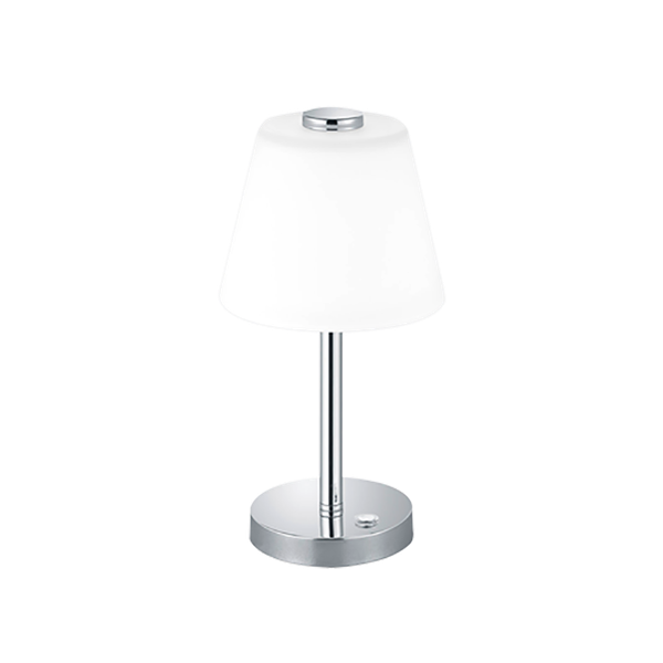 Emerald LED table lamp chrome image 1