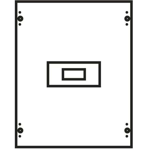 AG201 Cover, Field width: 1, Rows: 0, 300 mm x 250 mm x 26.5 mm, IP2XC image 6