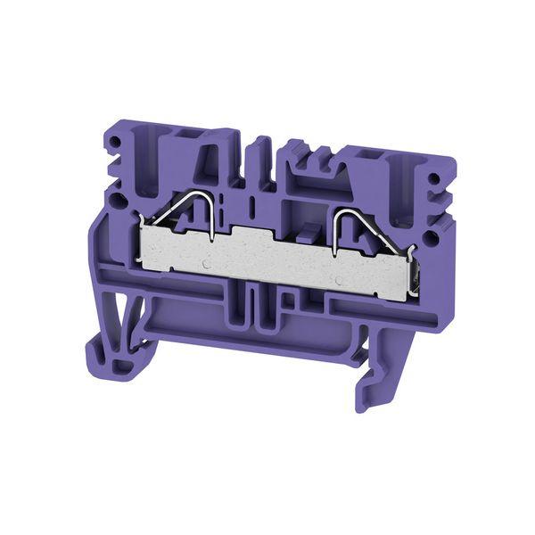 Feed-through terminal block, PUSH IN, 4 mm², 800 V, 32 A, Number of co image 1