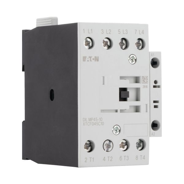 Contactor, 4 pole, 45 A, 1 N/O, 240 V 50 Hz, AC operation image 11
