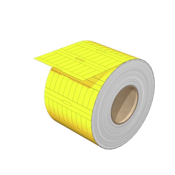 Cable coding system, 8 mm, Polyester, yellow image 1