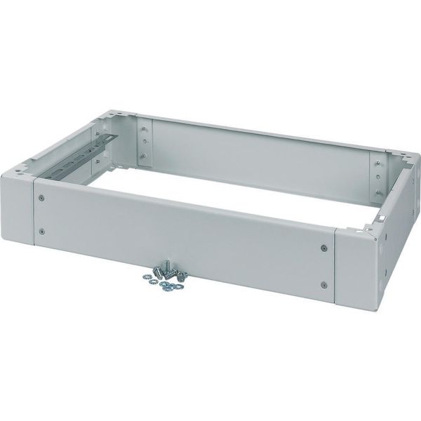 Cable arrangement plinth for floor standing distribution board IP54, HxWxD=100x600x400mm, grey image 3