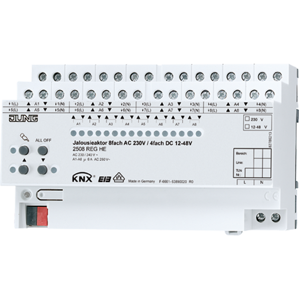 Output module KNX Blinds actuator,�8-gang�AC230V image 1