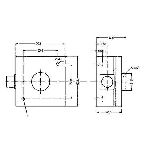 Humidity room controller, -15...15C with internal scale, lamp heating, AC 230V, 1 changeover contact, 10A image 3