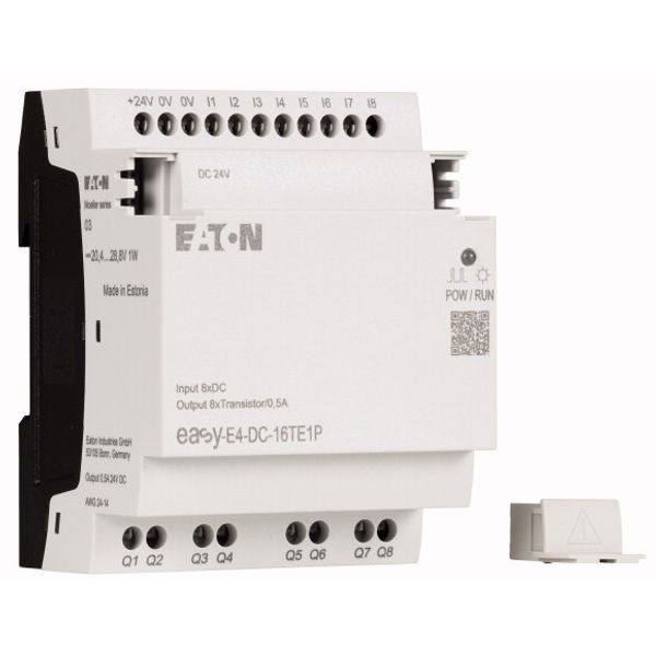 I/O expansion, For use with easyE4, 24 V DC, Inputs/Outputs expansion (number) digital: 8, Push-In image 4
