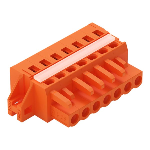 1-conductor female connector CAGE CLAMP® 2.5 mm² orange image 1