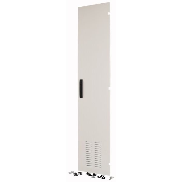 Device area door, ventilated, IP42, XF, right, HxW=2000x425mm, grey image 1