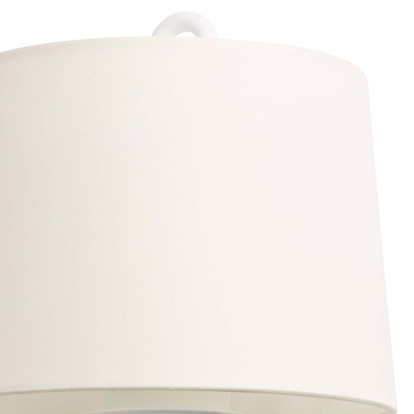 MONTREAL CHROME FLOOR LAMP BEIGE LAMPSHADE image 2