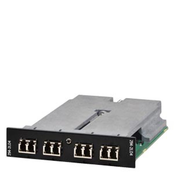 Media Module for RUGGEDCOM RST2228, 4 x 100MBit/s LC-interface, Optical: 100BASE-FX,  6GK6294-2LD00-4AC1 image 1