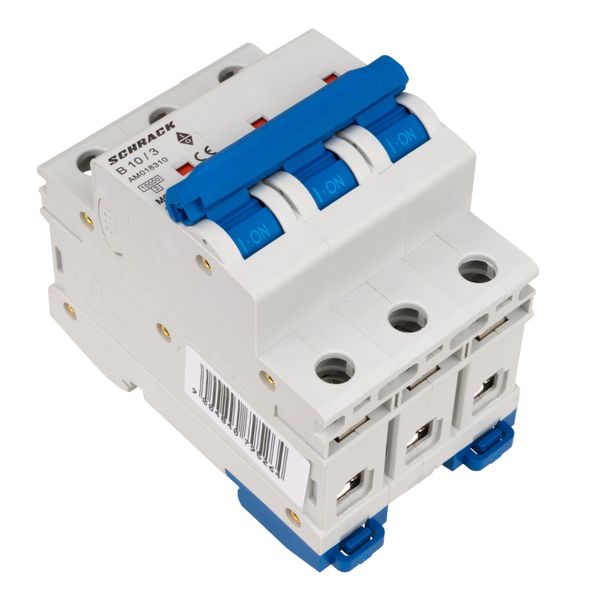 Miniature Circuit Breaker (MCB) AMPARO 10kA, B 10A, 3-pole image 5