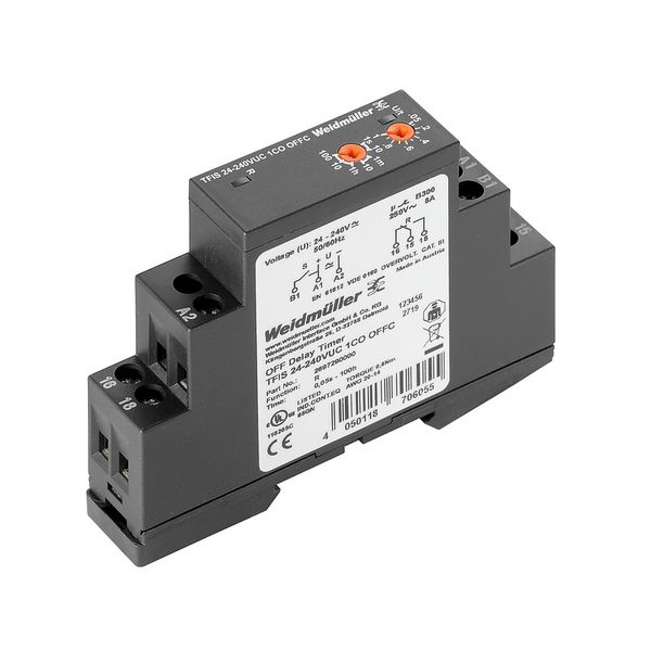 Timing relay, with separate control input, 24...240 V UC -15 % / +10 % image 1