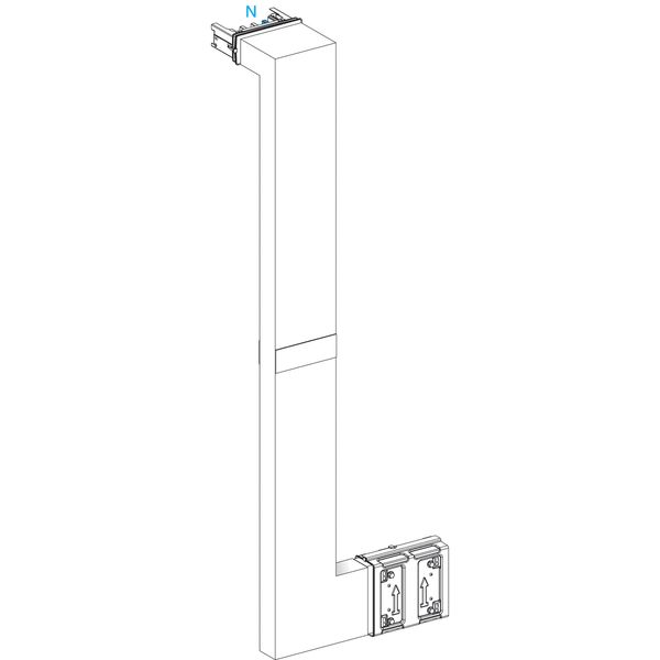 2X90° UP 250X(700-1200)X250 MTM 250A FB image 1