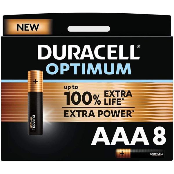 DURACELL Optimum MN2400 AAA BL8 image 1