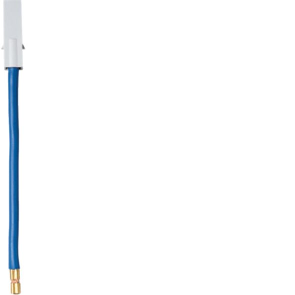 Connecting cable, 120mm, blue, 6mm² image 1