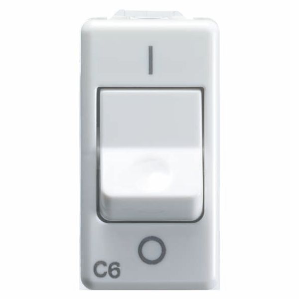 MINIATURE CIRCUIT BREAKER 230V ac - 1P 16A 3kA CHARACTERISTIC C - 1 MODULE - SYSTEM WHITE image 2