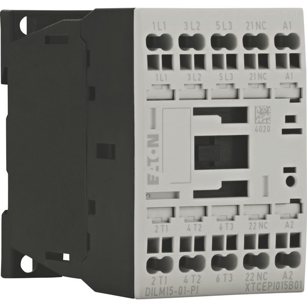 Contactor, 3 pole, 380 V 400 V 7.5 kW, 1 NC, 42 V 50 Hz, 48 V 60 Hz, AC operation, Push in terminals image 9