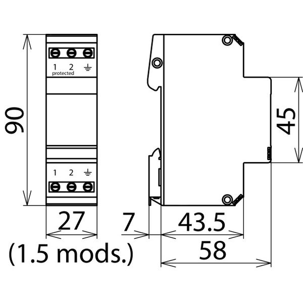 Combined arrester BLITZDUCTOR VT for d.c. supply systems image 2