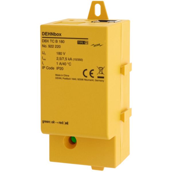 Lightning current arrester DEHNbox DBX TC B 180 image 1