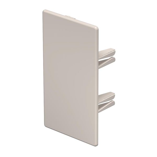 WDK HE60110CW  End piece, for WDK channel, 60x110mm, creamy white Polyvinyl chloride image 1